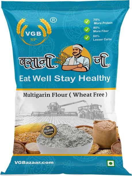 VGBNP Netural Wheat Free Multi Millet Flour ( Without Wheat Multi Millet Atta ) - 1kg