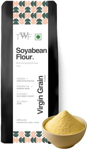 TWF Soyabean Flour | High Protein 100% Natural Soyabean Atta| For Baking & Cooking
