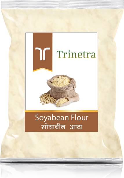 Trinetra Best Quality Soyabean Atta (Soyabean Flour)-500gm (Pack Of 1)