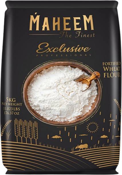 maheem Wheat Flour, Chakki Fresh Genhu Atta for Soft & Fluffy Rotis & Puris