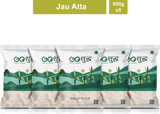 Goshudh Premium Quality Jau Atta (Barley Flour)-1Kg