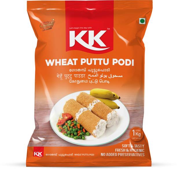 kkfm india private limited Wheat Puttu Podi 1 Kg Traditional Kerala Breakfast Flour|No Added Preservatives