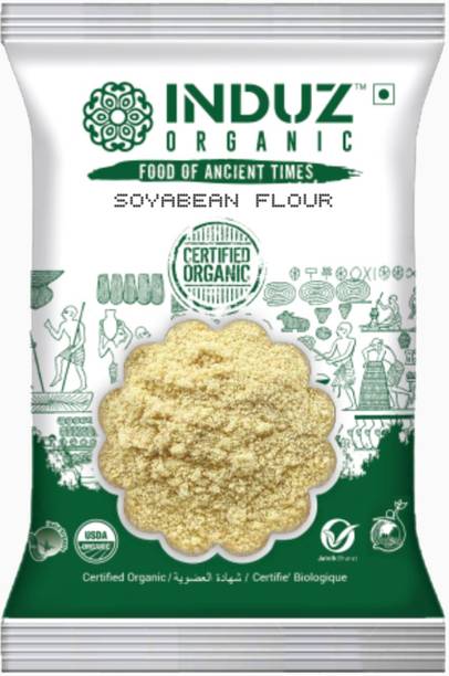 INDUZ ORGANICS Soybean Flour 500 Gm (VACCUM PACK)