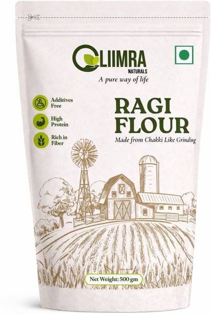 LIIMRA Finger Millet Ragi Flour - 100% Pure, Gluten-Free, and Packed with Nutrients