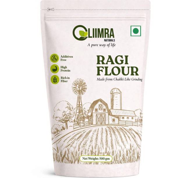 LIIMRA Finger Millet Ragi Flour - 100% Pure, Gluten-Free, and Packed with Nutrients