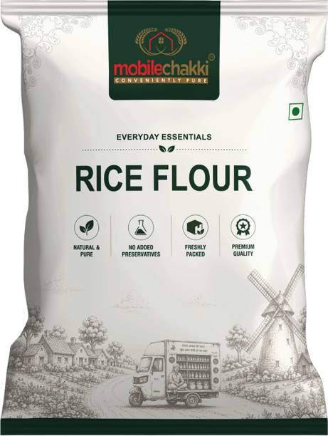 MOBILE CHAKKI Rice Flour | Premium Fine Rice Atta | Fresh & Naturally Gluten Free
