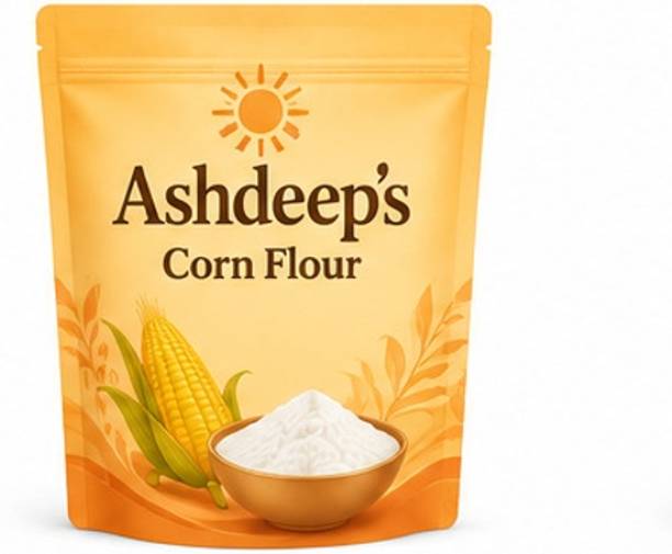 Ashdeep's Corn Flour Corn Starch Powder for Home Bakers 500 g