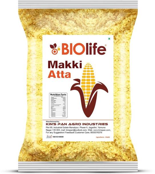 बायो लाइफ मक्का अट्टा | प्रीमियम कॉर्न फ्लोर | ग्लूटन-फ्री