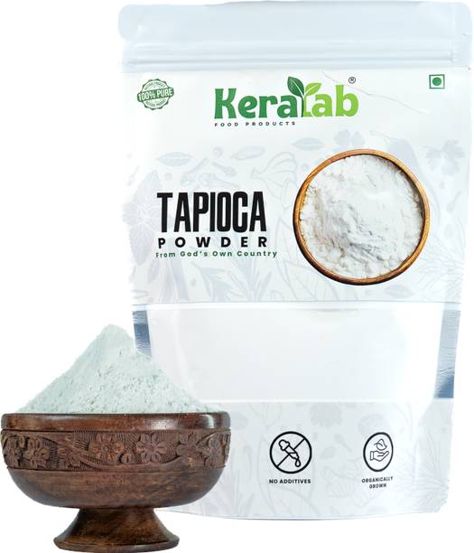 KERALAB Tapioca Powder | Cassava Flour | Sabudana Atta, Maravalli Kilangu 100%Natural