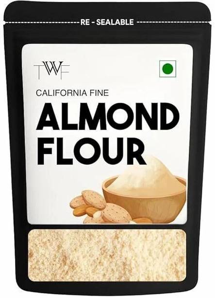 TWF Almond Flour | 100% California Fine Almond |High Protein Flour | Badam Powder