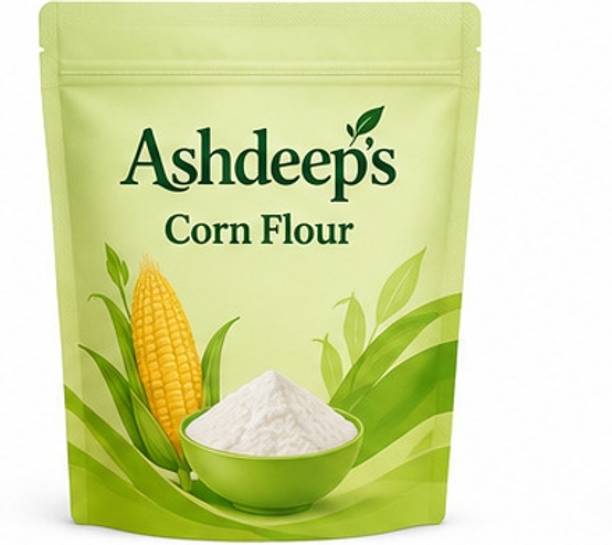 Ashdeep's Corn Flour Corn Starch for Crispy Snacks & Recipes 500 g