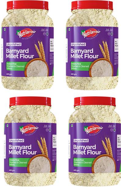 Nutriarrow Unpolished Barnyard Millet Flour, Washed and Cleaned
