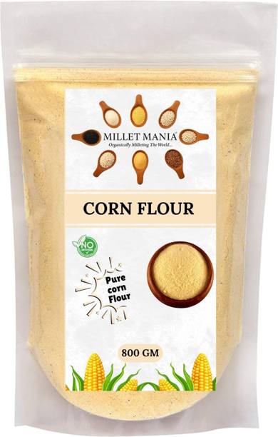 Millet Mania Organic Corn Flour | Makki Atta | Stone Ground Maize Flour