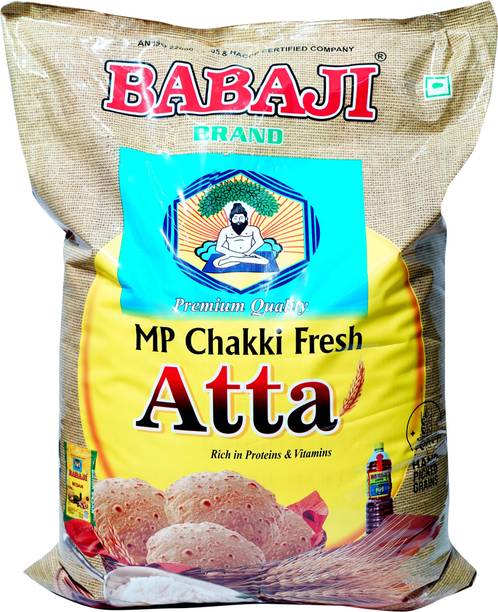 BABAJI Whole Wheat Flour Fresh Chakki Atta