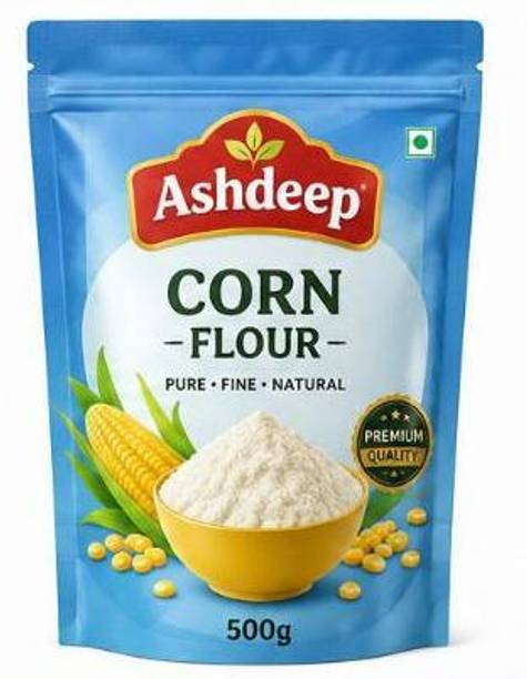 Ashdeep's Corn Flour 500 Gram | Multipurpose Thickening Agent for Soups & Sauces
