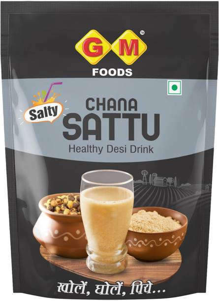 GM FOODS Salty Chana Sattu Flour 200g Sattu Powder for Summer Drink