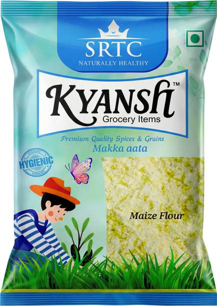 Kyansh 1 kg premium quality Maize (Corn/Makka) flour 1000g