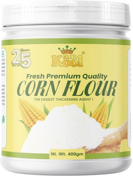 Mr.Kool Natural Corn Flour Makki Atta 400g jar