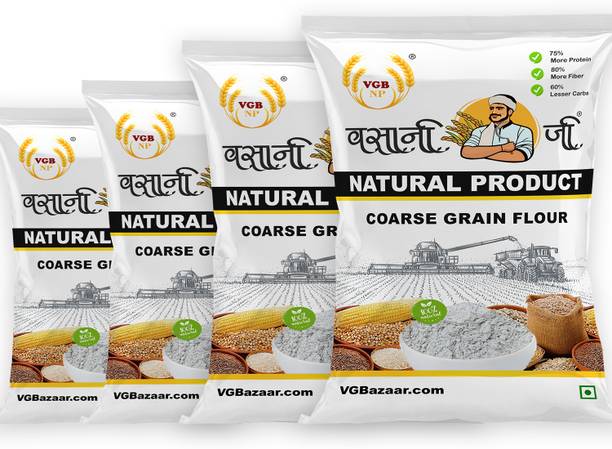 VGBNP 100% Natural & Original Coarse Multigrain mix Flour Mota Anaj ka Atta- 2kg