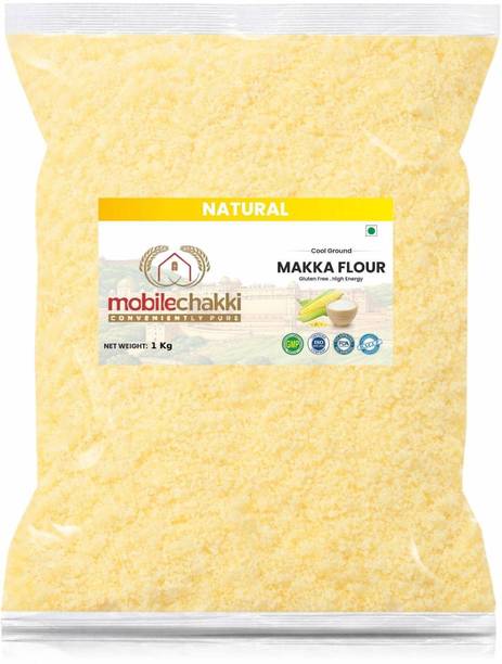 MOBILE CHAKKI Makka Aata Maize Flour Cool Ground Gluten Free Healthy Flour