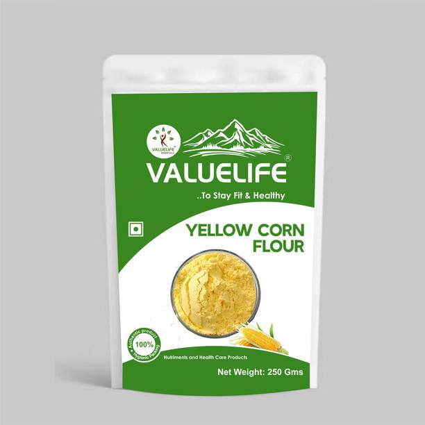 Value Life Premium Yellow Corn Flour|(Maize Flour / Makka Atta)|Fine Ground Corn Powder