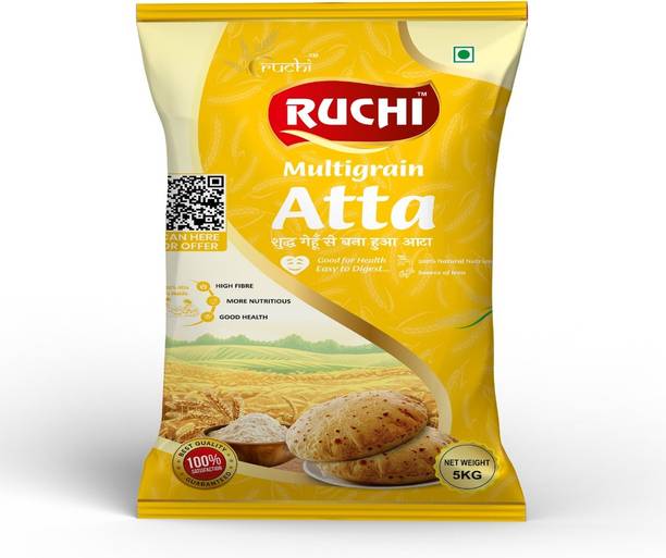 RUCHI Chakki Fresh Multigrain Flour High Fibre Nutritious Atta