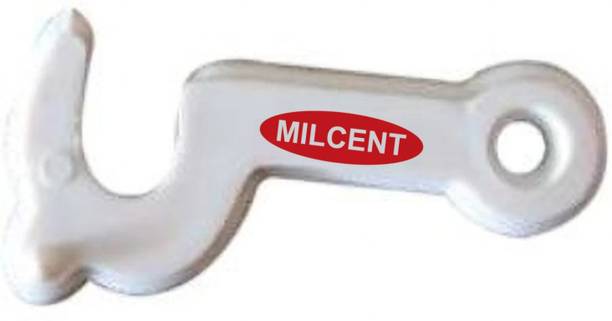 MILCENT Domestic Flour mill and Aata Chakki door hook and screw 4 Set-Universal Fitting Smart Door Lock