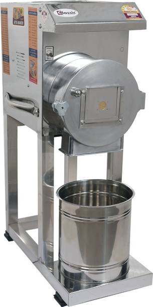 Classic Atta Chakki Classic Fully Automatic 2HP SS Pulverizer/ for Home & Commercial Use/ 12-15kg/hr SS_CLASSIC_2021 Flourmill