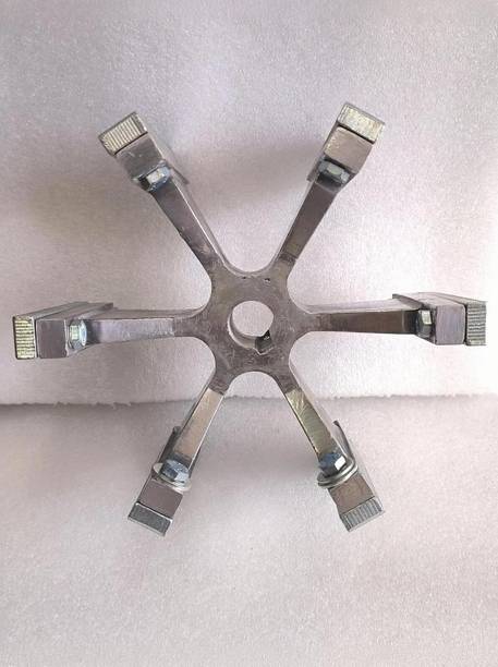 BAMORE 6 Blade Cutter for Domestic Flour Mill, Atta chakki Cutter. (23 MM Cutter) Flourmill