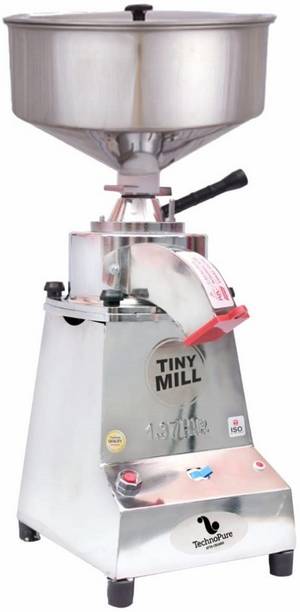 TechnoPure Automatic Domestic Flour Mill Machine for Home Smart Chakki Gharghanti 1.37HP Motor, Mini Gharelu Aata Chakki, 8-15 Kg/Hour Flourmill