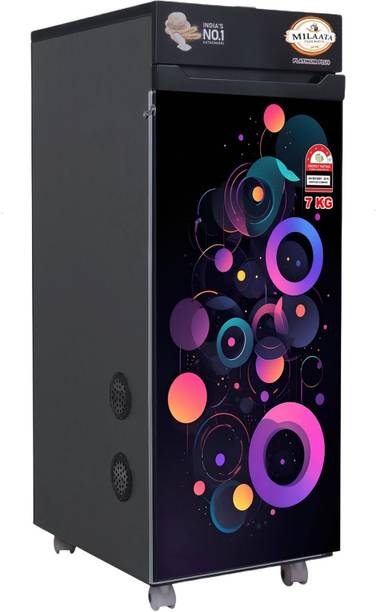 Milaata 1 HP Fully Automatic Printed door High Glossy Flourmill Machine Stylish, Durable PLATINUM PLUS TALKY Flourmill