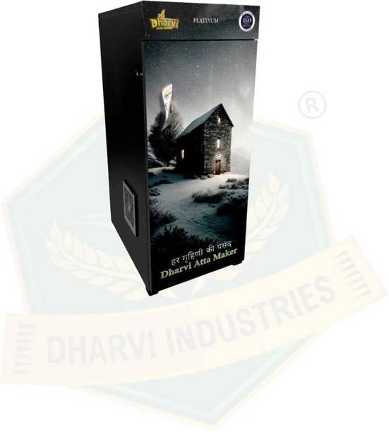 DHARVI AATA MAKER MODEL PLATINUM FULLY AUTOMATIC GRINDING MACHINE 1HP (PLATINUM) Flourmill