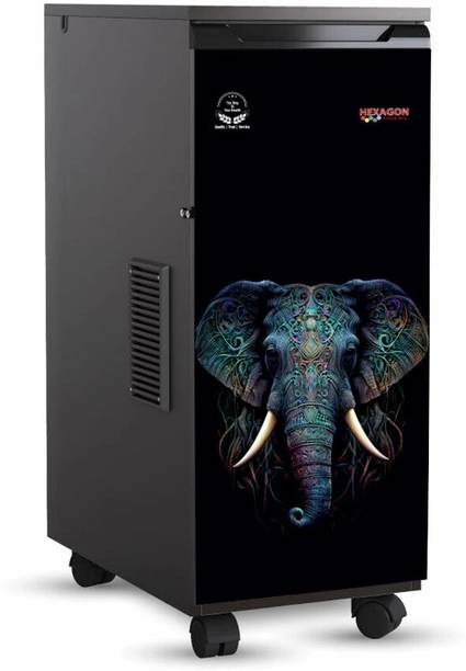 Shreejifine Hexagon Mill Max Pro Domestic Atta Chakki SS Chamber and Brass Jali Cool Elephant Flourmill