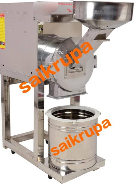 Capton NEW MAHARAJ 2HP STAINLESS STEEL PULVERIZER FLOURMILL ATTACHAKKI MASALA GRINDER 2hp pulverizer Flourmill