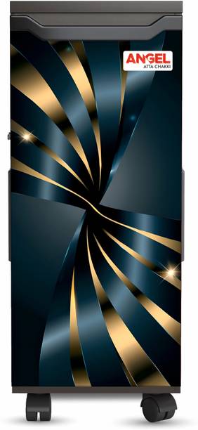 AngelAttaChakki Fully Automatic Domestic Flour Mill Machine, Atta Chakki 0.75 Unit/hr-1 HP ELEGANT WAVES Flourmill