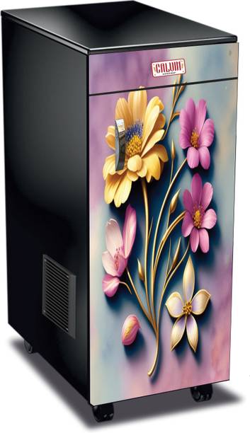 Calvin Aatamaker Flour Mill Machine for Home, Best Ghrelu Atta Chakki Fully automatic aata chakki gharghanti (Pink_flower_spot ) Flourmill
