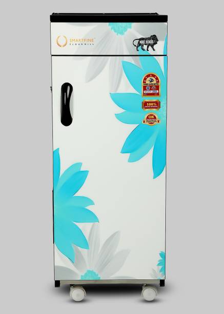SMARTFINE White Flower Design Aata Chakki Grinding Capacity 5Kg/Hrs. Flourmill