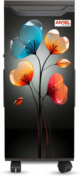 AngelAttaChakki Fully Automatic Domestic Flour Mill Machine, Atta Chakki 0.75 Unit/hr-1 HP CRYSTAL PETAL Flourmill