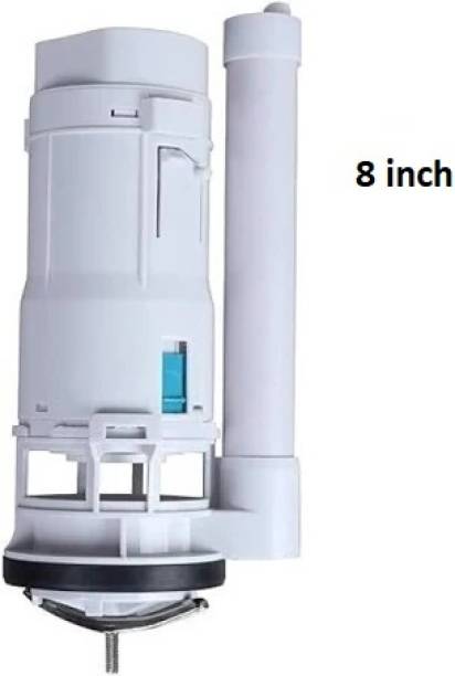 ALL IN HUBB Dual Flush Siphon/Flush Valve/Flush Tank Fittings for Single Piece Size 8 Inch Flush Tank Lever