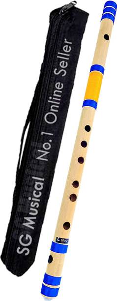 SG MUSICAL Professional Flutes C Sharp Base With Bag Bamboo Flute Bamboo Flute