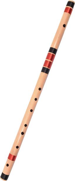Shiv'z Muzic Flute, B Natural BASE, PREMIUM Bansuri, 20 inches, (with Written Manual & Bag) Bamboo Flute