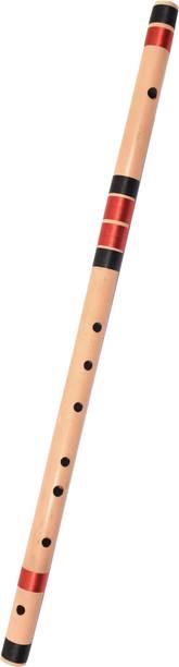 Shiv'z Muzic Flute, F BASE (With F Medium) 28 inches, with Written Manual & Bag. Bamboo Flute