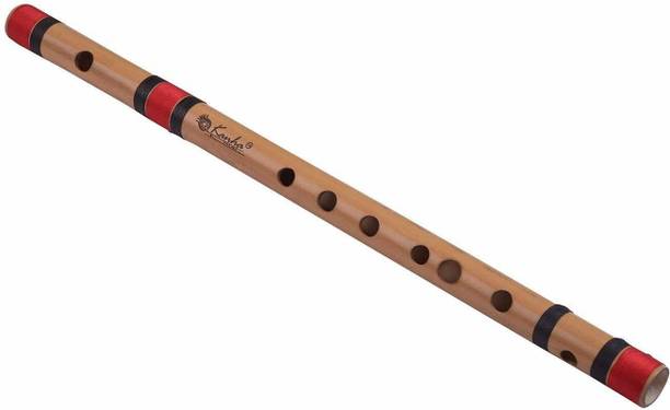 Kanha F Scale Natural Medium Bamboo Flute Musical Instrument (Bansuri) Bamboo Flute