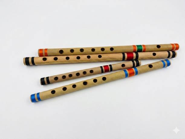 Fateh flute set bansuri set 4 Scale PACK OF 4 Bamboo Flute