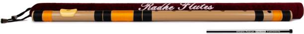Radhe Flutes G Sharp Base Octave Right Hand With Velvet Cover PVC Flute