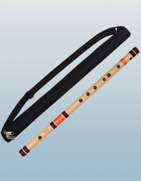 BestBrother C Natural 19 inch 7 Hole Professional & Beginners Bag Bamboo Flute