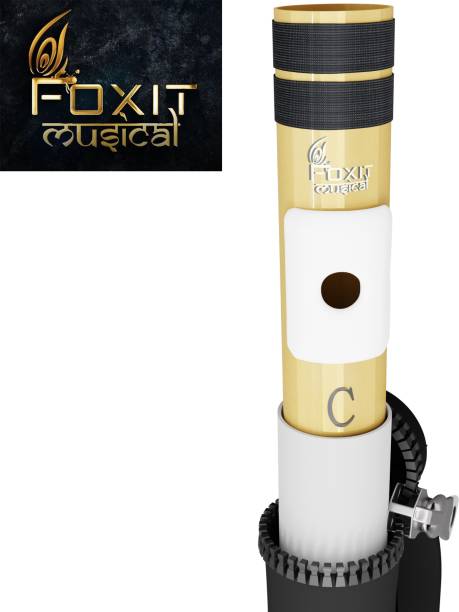 Foxit Musical Right Handed C Natural | Tuned With Tanpura A=440Hz | PVC Fiber Flute (48 cm) Fiber Flute