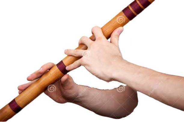 Gold Rush DD Base Well Tune Professional Flute (Bansuri) 26 inch 68 CM Bamboo Flute