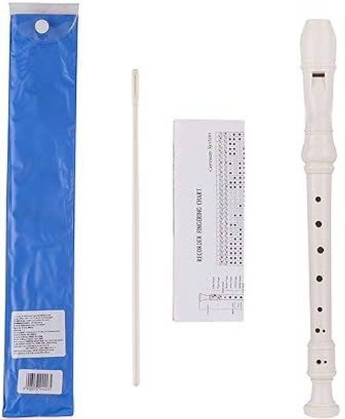FEELFINGER Descant German Style 8 Holes Soprano Recorder Flute with Cleaning Rod Plastic Flute