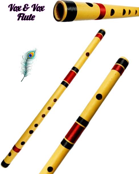Vox and Vox A middle 6 hole Bamboo Flutes with polished and A tune Bansuri Bamboo Flute